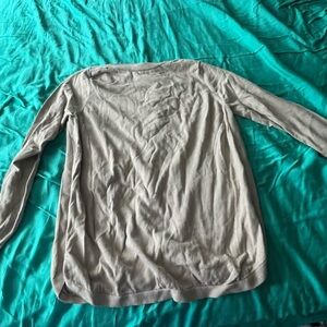 Orvis beige long sleeve shirt women’s